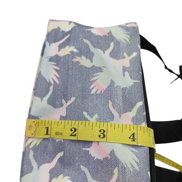 City Streets Backpack Girls One Size Gray Unicorn Print School Travel Vacation - Picture 11 of 11